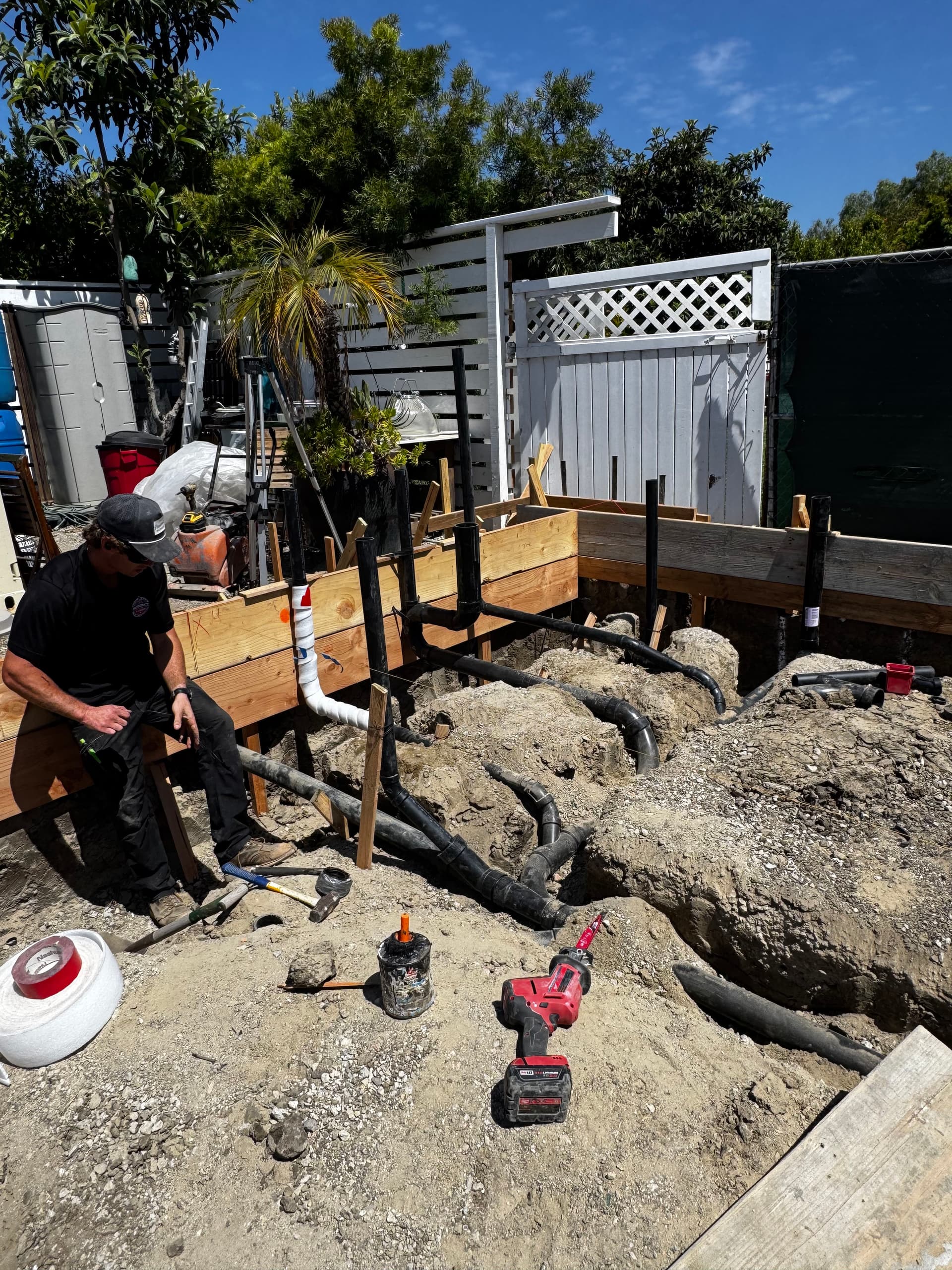 Underground Plumbing Rough-In for ADU Pre-Inspection image