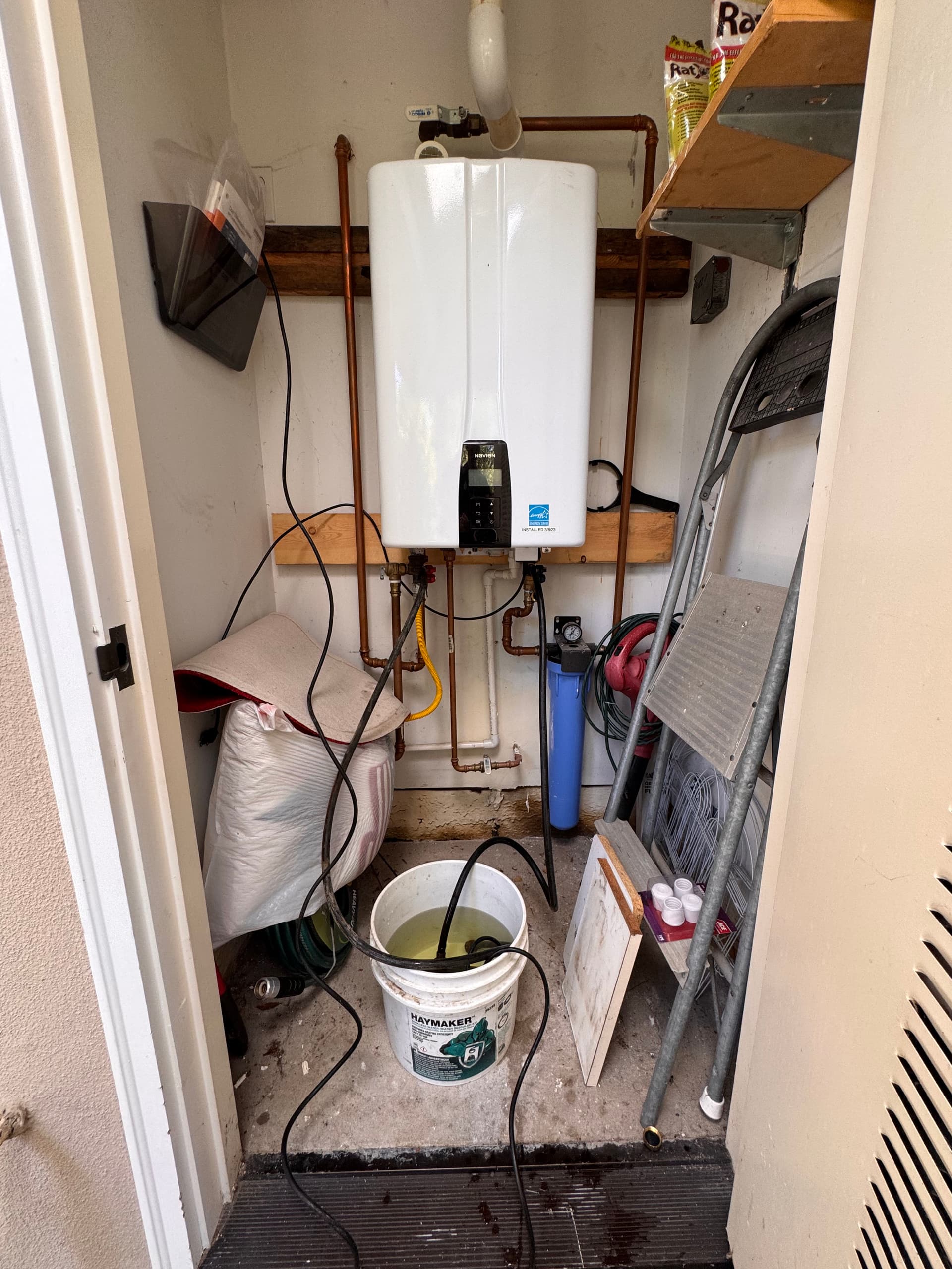 Annual Tankless Water Heater Flush That Kills Hard Water Scale image